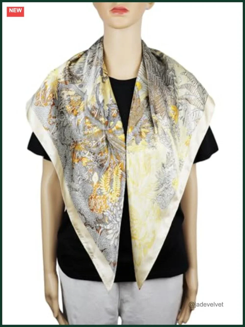 Satin Head Scarf for Women 35x35 Silk Like Hair Wrap Square Bandana Neck Scarf